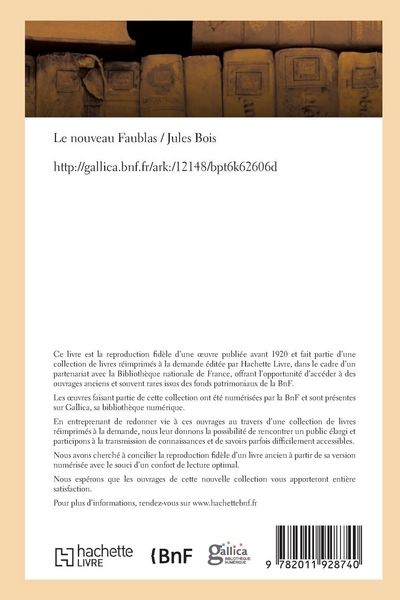 Produktbild: Le Nouveau Faublas
