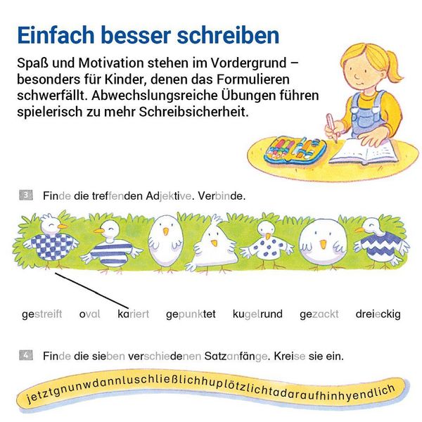 Produktbild: Das &Uuml;bungsheft Texte schreiben 4