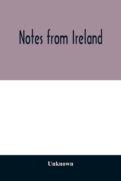 Produktbild: Notes from Ireland