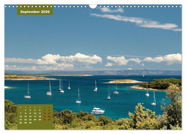 Produktbild: Kroatien - hier kann man sich nicht langweilen (Wandkalender 2026 DIN A3 quer), CALVENDO Monatskalender