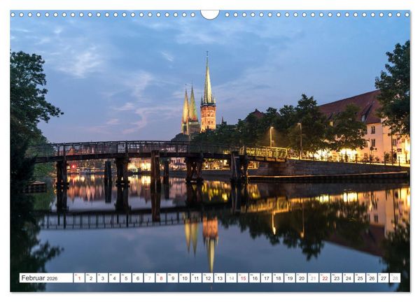 Produktbild: Schleswig-Holstein - Hansestadt L&uuml;beck (Wandkalender 2026 DIN A3 quer), CALVENDO Monatskalender