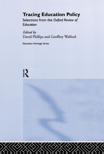 Produktbild: Tracing Education Policy