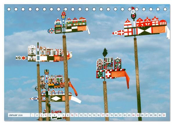 Produktbild: Kurische Nehrung: am l&auml;ngsten Ostsee-Strand (Tischkalender 2026 DIN A5 quer), CALVENDO Monatskalender