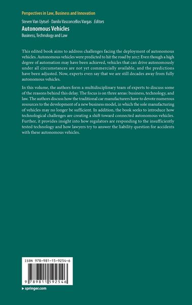 Produktbild: Autonomous Vehicles