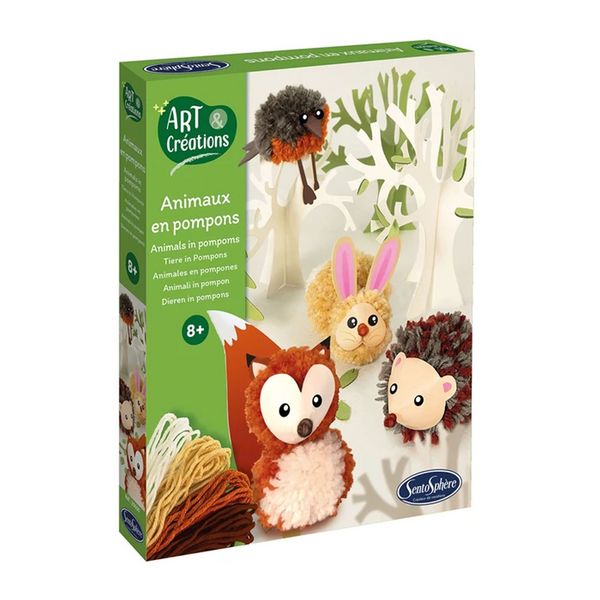 Produktbild: SENTOSPHERE - Bastelset Pompon Tiere