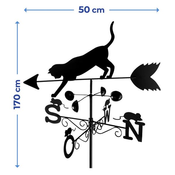 Produktbild: Wetterfahne Mod. Katze, Wetterhahn