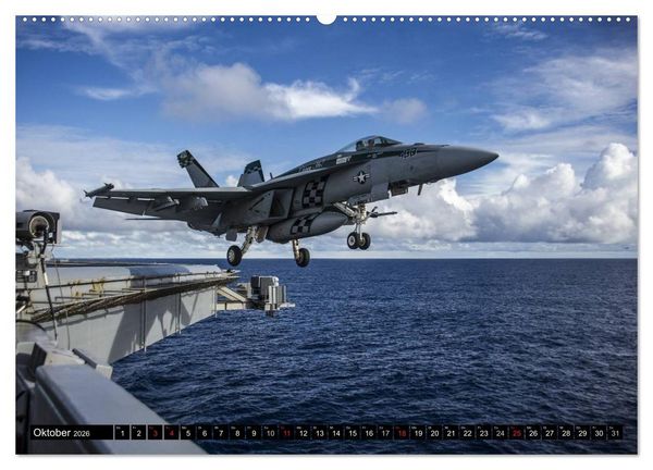 Produktbild: Kriegstechnik. Kampfjet-Impressionen (hochwertiger Premium Wandkalender 2026 DIN A2 quer), Kunstdruck in Hochglanz