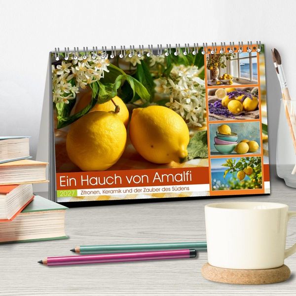 Produktbild: Ein Hauch von Amalfi (Tischkalender 2027 DIN A5 quer), CALVENDO Monatskalender