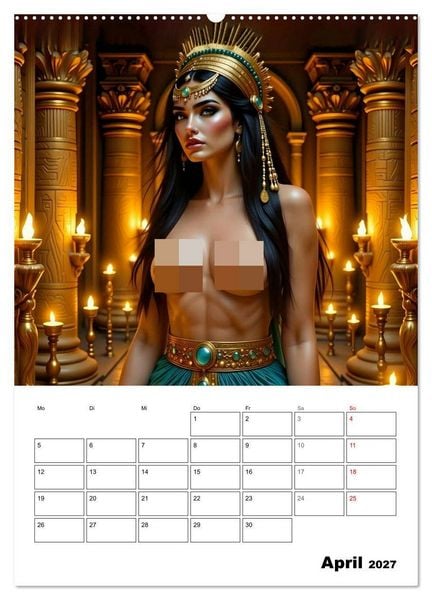 Produktbild: T&ouml;chter der alten G&ouml;tter (hochwertiger Premium Wandkalender 2027 DIN A2 hoch), Kunstdruck in Hochglanz