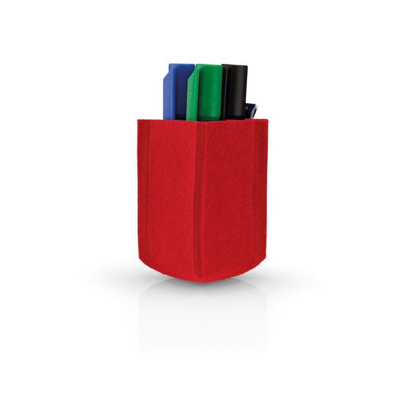 Produktbild: Magnetoplan Stiftehalter magnetisch magnetoTray SMALL (B x H x T) 60 x 100 x 60mm Rot 1227606