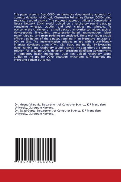 Produktbild: Deepcopd: Copd Detection Using Deep Learning
