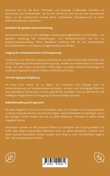 Produktbild: Schr&ouml;pfen und Cupping: Traditionelle Techniken f&uuml;r Gesundheit und Wohlbefinden (Praktische Tipps & effektive Techniken f&uuml;r Anti-Aging, Entgiftung, Immunst&auml;rkung, Muskelentspannung & Schmerzlinderung)