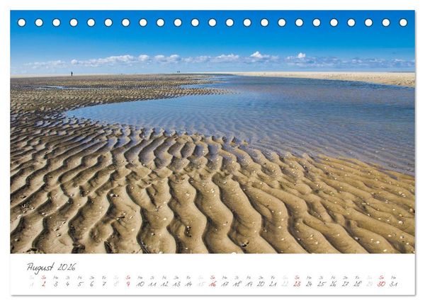 Produktbild: Amrum - Eine farbenfrohe Insellandschaft (Tischkalender 2026 DIN A5 quer), CALVENDO Monatskalender