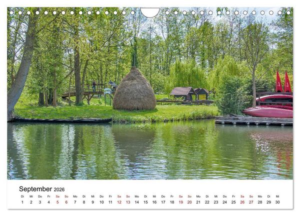 Produktbild: Unterwegs im Spreewald (Wandkalender 2026 DIN A4 quer), CALVENDO Monatskalender