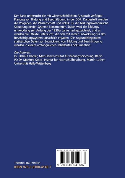 Produktbild: Bildung nach Plan?