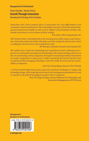 Produktbild: Growth Through Innovation