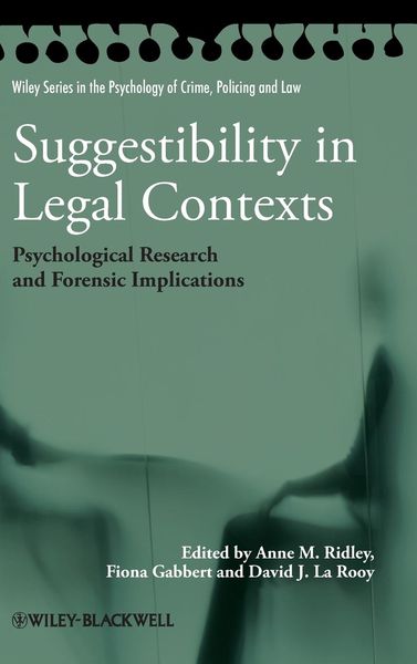 Produktbild: Suggestibility in Legal Contexts