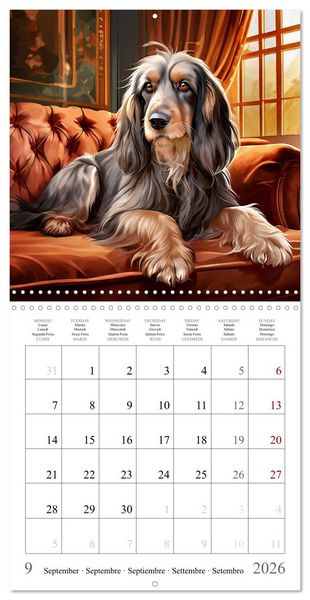 Produktbild: Dogs - Cute House Pets (Wall Calendar 2026 12 &times; 12 Inch) CALVENDO 12 Month Wall Calendar