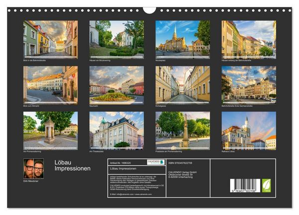 Produktbild: L&ouml;bau Impressionen (Wandkalender 2026 DIN A3 quer), CALVENDO Monatskalender