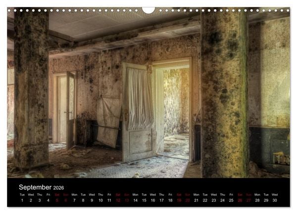 Produktbild: Abandoned Places in Germany (Wall Calendar 2026 DIN A3 landscape), CALVENDO 12 Month Wall Calendar
