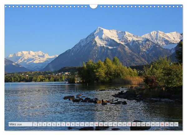 Produktbild: Bergblicke der Schweiz (Wandkalender 2026 DIN A3 quer), CALVENDO Monatskalender
