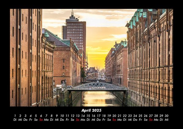 Produktbild: Hamburg 2025 Fotokalender DIN A3