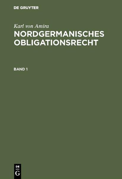 Produktbild: Nordgermanisches Obligationsrecht