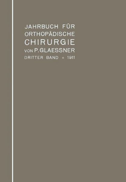 Produktbild: Jahrbuch f&uuml;r orthop&auml;dische Chirurgie