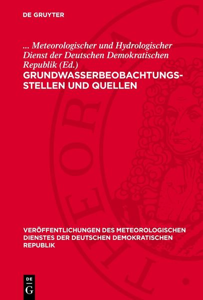 Produktbild: Grundwasserbeobachtungsstellen und Quellen