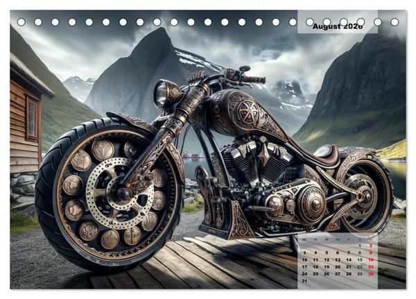 Produktbild: Custom Dreams - Showbike Wonders (Tischkalender 2026 DIN A5 quer), CALVENDO Monatskalender