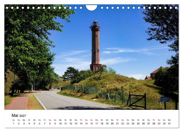Produktbild: Norderney Paradies in der Nordsee (Wandkalender 2027 DIN A4 quer), CALVENDO Monatskalender
