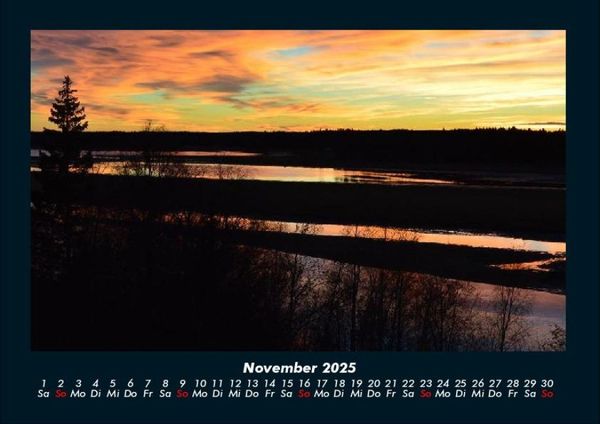 Produktbild: Sonnenuntergang 2025 Fotokalender DIN A4