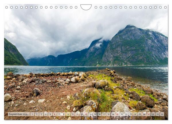 Produktbild: Fjorde & Felsen &ndash; Norwegens wilde Seele (Wandkalender 2026 DIN A4 quer), CALVENDO Monatskalender