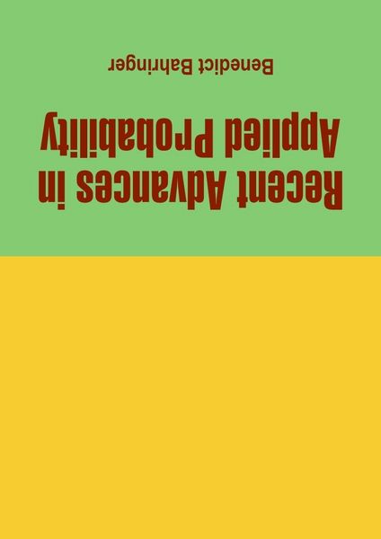 Produktbild: Recent Advances in Applied Probability