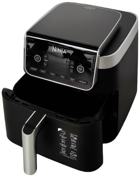 Ninja AF180EU Heißluft-Fritteuse 6.2l 2000W Schwarz, Silber