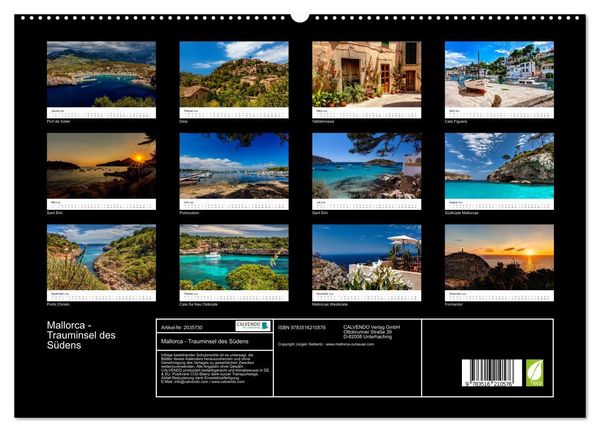 Produktbild: Mallorca - Trauminsel des S&uuml;dens (hochwertiger Premium Wandkalender 2026 DIN A2 quer), Kunstdruck in Hochglanz