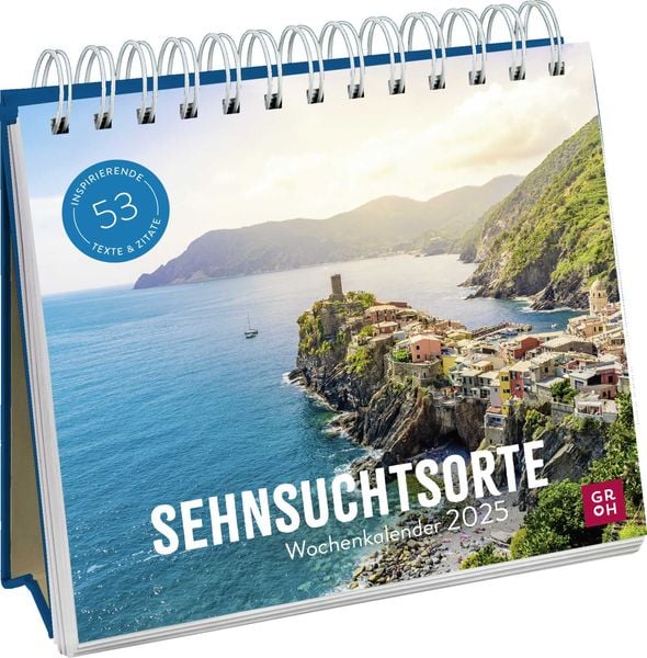 Wochenkalender 2025: Sehnsuchtsorte