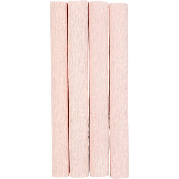Produktbild: Creativ Company Krepppapier, Blatt 25x60 cm, Kreppanteil: 180%, 105 g, Rosa mattiert, 4 Blatt
