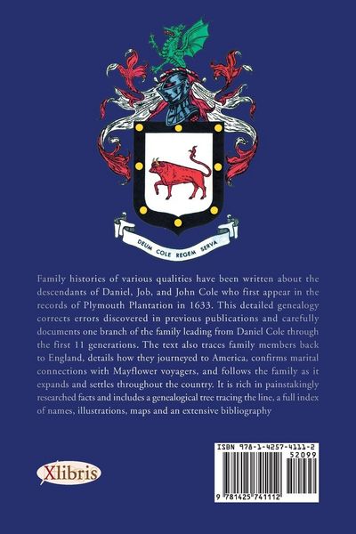 Produktbild: A Cole Family in America (1633-2003)