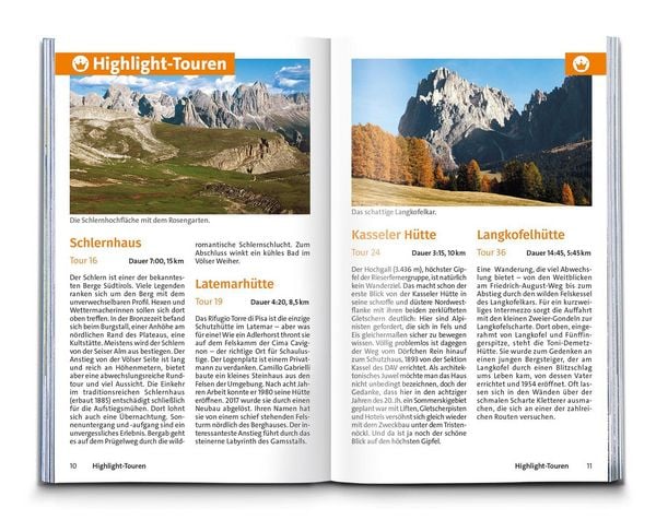Produktbild: KOMPASS Wanderf&uuml;hrer S&uuml;dtiroler H&uuml;ttenwanderungen, 36 Touren mit Extra-Tourenkarte