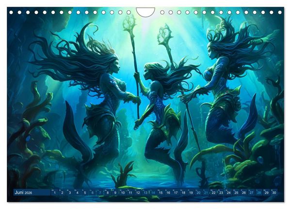 Produktbild: Seemannsgarn - Mythen, Legenden und Geschichten der Seefahrer (Wandkalender 2026 DIN A4 quer), CALVENDO Monatskalender