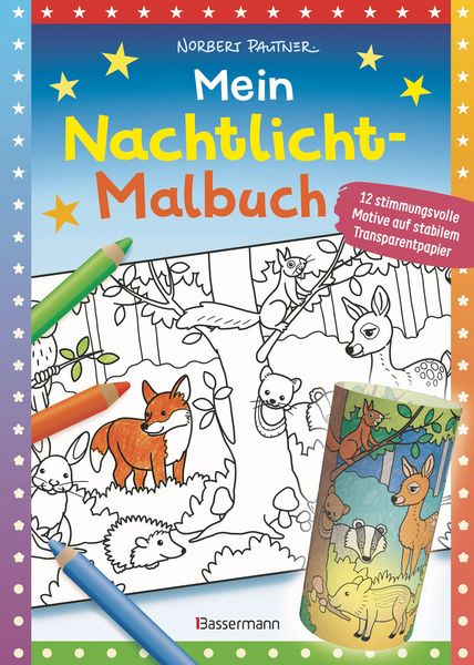 Produktbild: Mein Nachtlicht-Malbuch. Nachtlichter selber machen. Ab 4 Jahren