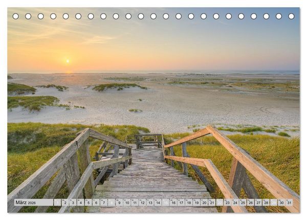 Produktbild: Wundersch&ouml;nes Amrum (Tischkalender 2026 DIN A5 quer), CALVENDO Monatskalender