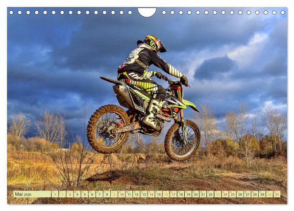 Produktbild: Motocross - so cool (Wandkalender 2026 DIN A4 quer), CALVENDO Monatskalender