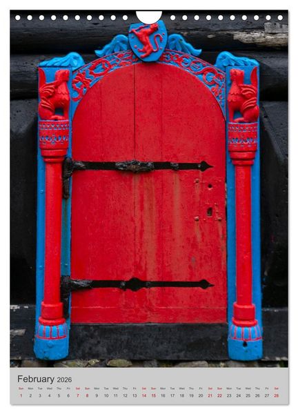 Produktbild: Doors of the world (Wall Calendar 2026 DIN A4 portrait), CALVENDO 12 Month Wall Calendar
