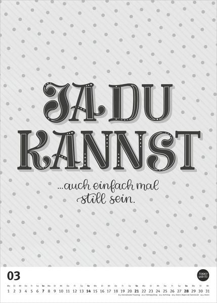 Produktbild: Funny Quotes-Kalender 2027