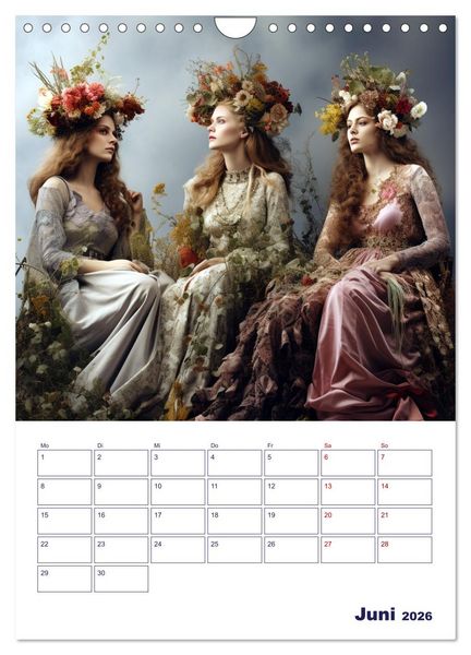 Produktbild: Die lebhafte Jahreszeiten! (Wandkalender 2026 DIN A4 hoch), CALVENDO Monatskalender
