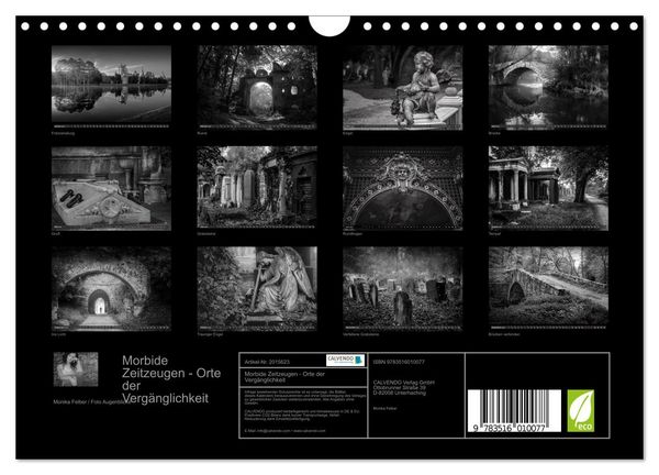 Produktbild: Morbide Zeitzeugen - Orte der Verg&auml;nglichkeit (Wandkalender 2026 DIN A4 quer), CALVENDO Monatskalender