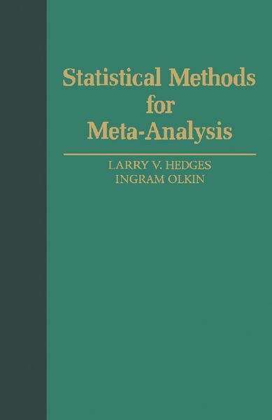 Produktbild: Statistical Methods for Meta-Analysis