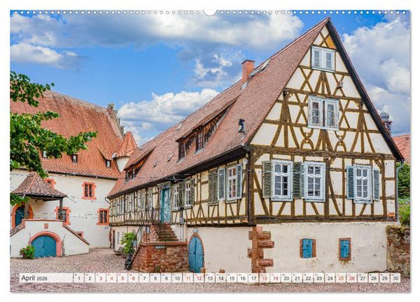 Produktbild: Michelstadt Impressionen (hochwertiger Premium Wandkalender 2026 DIN A2 quer), Kunstdruck in Hochglanz